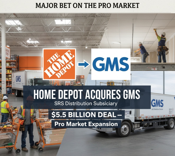 Home Depot acquisition of GMS Completes
