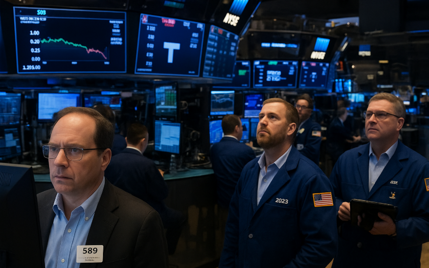 Stock market down today